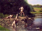Thomas Eakins The Swimming Hole Malmo Sweden oil painting reproduction